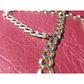 LOVELY 9 CT SOLID GENUINE GOLD NECKLACE WITH ITALIAN CLASP IN PRISTINE CONDITION
