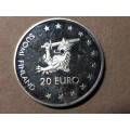 1996 Finland Large silver Proof 20 Euro Olavinlinna Castle [RARE] 27 g