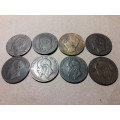 LOT OF 8 x ITALY 10 CENTS