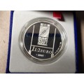2007 1 ½ Euro Rugby World Cup SILVER MEDALLION RARE AND SOUGHT AFTER  22.8 g