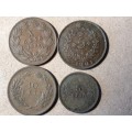 4 PORTUGESE COINS