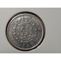 1934 SWEDEN SILVER 1 Krona - Gustaf V