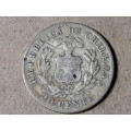 1893 CHILE SILVER 20 Centavos