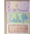 3 x RSA BANK NOTES