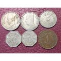 6 COINS FROM EGYPT