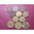 A LOT OF 11 GEMANY COINS - [Bid per coin to take all.]