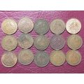 A LOT OF 15 SA UNION PENNIES - Different dates - [Bid per coin to take all.]