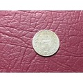 1918 BRITISH STERLING SILVER THREEPENCE