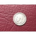 1918 BRITISH STERLING SILVER THREEPENCE