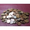 A LOT OF 200 RSA 1 CENTS - [Bid per coin to take all.]