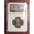 MS 64 2000 RSA R5 NELSON MANDELA - NGC GRADED MS 64