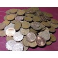 A LOT OF 150 RSA 5 CENTS - [Bid per coin to take all.]