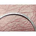 LOVELY GENUINE SOLID STERLING SILVER BANGLE IN VERY GOOD CONDITION - [7,5 g]