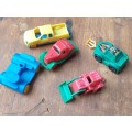 A LOT OF 5 PLASTIC VEHICLES  - [ONE BID FOR ALL]