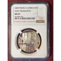 2000 PROTEA STERLING SILVER RAND - WINE PRODUCTION NGC GRADED MS 67 - [VERY RARE]