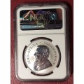 2017 RSA SILVER KRUGERRAND WITH MINTMARK - NGC GRADED SP 69