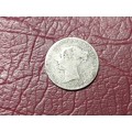 1859 BRITISH STERLING SILVER 6 Pence - Victoria