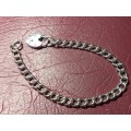 LOVELY GENUINE SOLID STERLING SILVER BRACELET IN EXCELLENT CONDITION - [12 g]