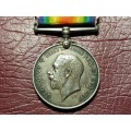 Old collectible Real WWI British War Silver Medal 1914-1918 George V - CPL W. WATSON - [33 g]