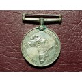 WW2 Africa Service SILVER Medal Without Ribbon - [109121 V. VAN REENEN] - [33,6 gram]