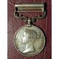 1877-8 SOUTH AFRICA Iconic Anglo-Zulu War Silver Medal - PTE T.M. POWELL QUEENSTOWN VOL: CONT GT