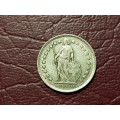 1950 SWITZERLAND SILVER ½ Franc - [2,5g  .835]
