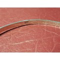 LOVELY GENUINE SOLID STERLING SILVER BANGLE IN VERY GOOD CONDITION - 5,5 g - A RELIST OF NON PAYMENT