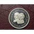 Sterling Silver Medal - Commemorate the Marriage Of Prince Charles and Lady Diana 29 July 1981 - 32g