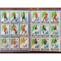 428 x SOCCER TRADING CARDS 2008/9 COMPLETE IN COLLECTOR BINDER. - [Bid per card to take all.]