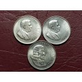 3 x RSA SILVER R1 COINS - [Bid per coin to take all]