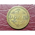 1 Shilling - Osborne, Garret and Co O. G. and Co