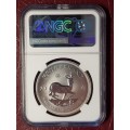 2017 RSA SILVER KRUGERRAND 50th ANNIVERSARY - NGC GRADED SP 70
