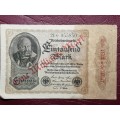 1922/1923 Germany 1 Milliarde Mark