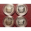 4 x 1994 RSA R5 - PRESIDENTIAL INAUGRATION - Proof Cleaned - [Bid per coin to take all.]