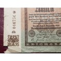 1922 Germany Weimar Republic 5000 Mark Reichsbanknote