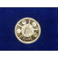 1974 RSA Silver Rand Proof - 50th Anniversary Of SA Mint