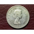 1956 SA Union Silver 5 Shillings