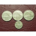 4 x Coins From Zimbabwe - [One bid for all]