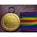 WW1 Victory Medal of Pte J.T. de Kock 5 TH S.A.I. - 1914 - 1919