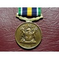 SADF - Full Size De Wet (10 Year) Service Medal Numbered 22769