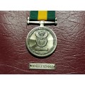 SADF - Full Size and Miniature Commando Closure Medal - Numbered 15758