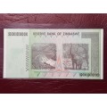 2008 ZIMBABWE 50 TRILLION DOLLAR NOTE - UNC