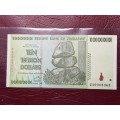 2008 ZIMBABWE 10 TRILLION DOLLAR NOTE - UNC