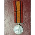 Boer War 1899 - 1902 - Queen`s South Africa Sterling Silver Medal - Awarded to E.G. Weber
