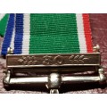 SADF Vir Troue Diens 30 Years Full Size Sterling Silver Medal - Number 12311
