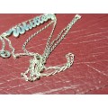 Lovely Genuine Solid Sterling Silver Name (Whitley) Necklace in Very Good Condition - [2,6 g]