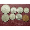 A Lot of 8 Rhodesia Coins - [One bid for all]