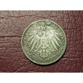 1896 Kingdom of Prussia Silver 2 Marks - William II