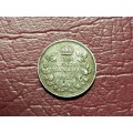1917 Canada Sterling Silver 10 Cents - George V