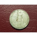 1910 British Sterling Silver 2 Shillings